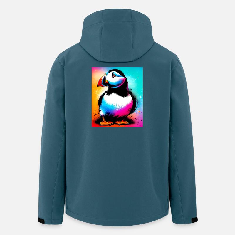 Papageitaucher - Recycelte Männer Softshell-Jacke von Stanley/Stella - Dunkles Petrol