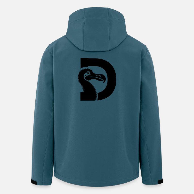  D Dodo Alphabet Tierfreund Lustiger - Recycelte Männer Softshell-Jacke von Stanley/Stella - Dunkles Petrol