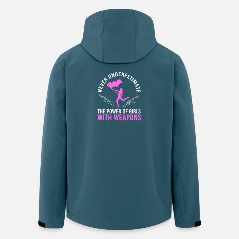 Fasching Fahnenschwingen Fahnenschwenker Karneval - Recycelte Männer Softshell-Jacke von Stanley/Stella - Dunkles Petrol