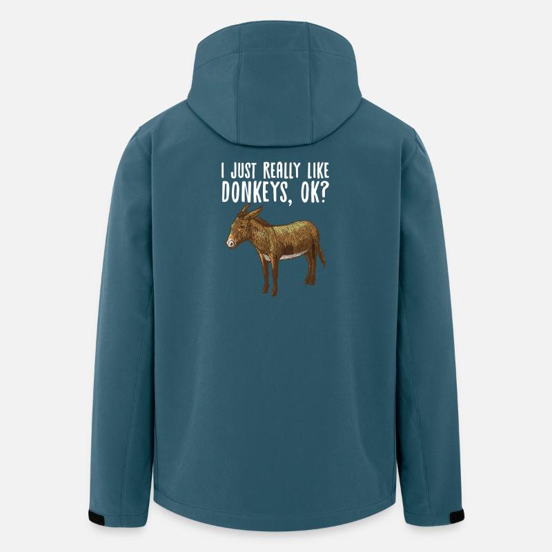 Whimsical Donkey Graphic Tee - Men’s Recycled Softshell Jacket by Stanley/Stella - stargazer