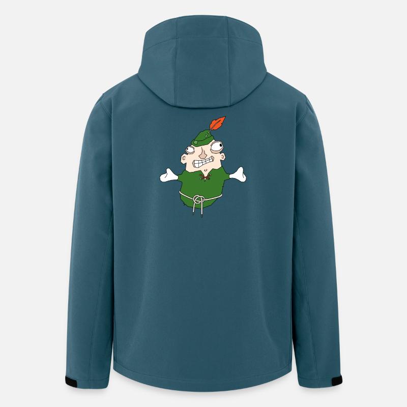 Hug Me If You Can - Recycelte Männer Softshell-Jacke von Stanley/Stella - Dunkles Petrol