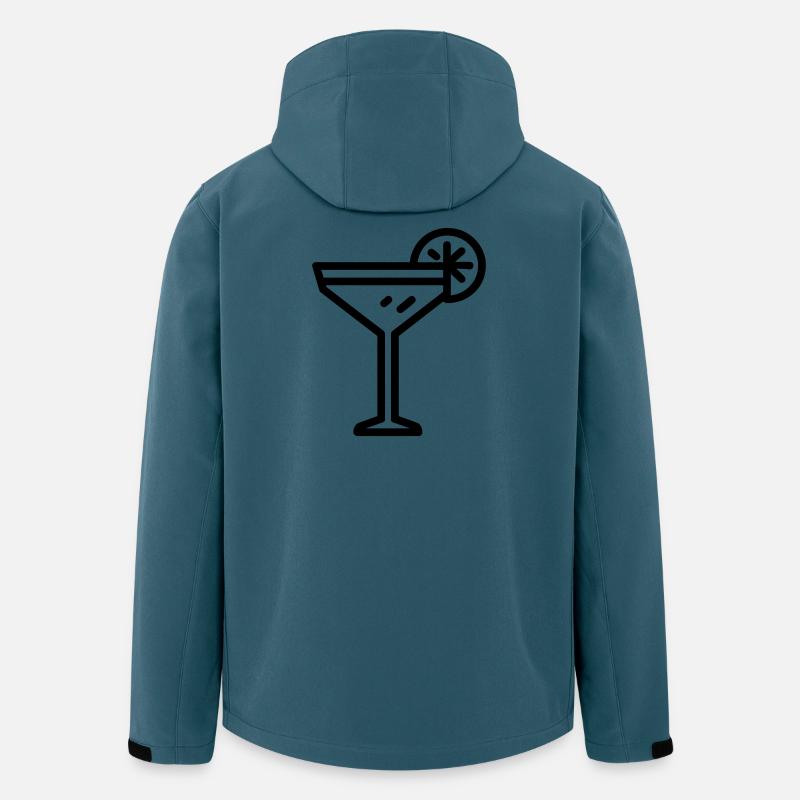 Cocktail - Recycelte Männer Softshell-Jacke von Stanley/Stella - Dunkles Petrol
