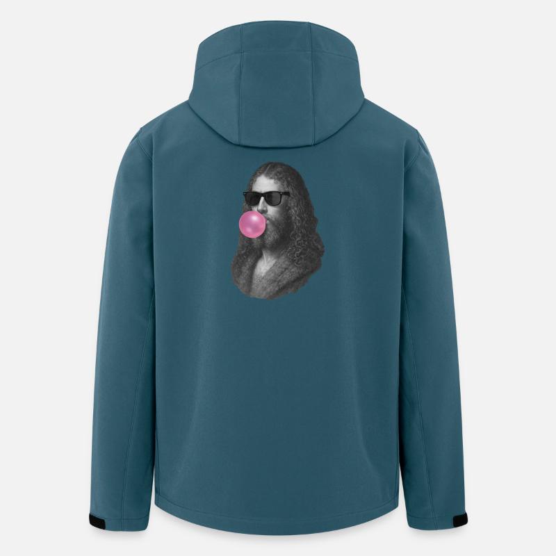 Albrecht Dürer Kaugummi - Recycelte Männer Softshell-Jacke von Stanley/Stella - Dunkles Petrol
