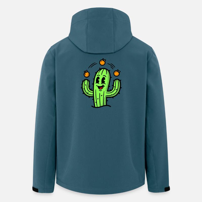 A cactus with real talent - Men’s Recycled Softshell Jacket by Stanley/Stella - stargazer