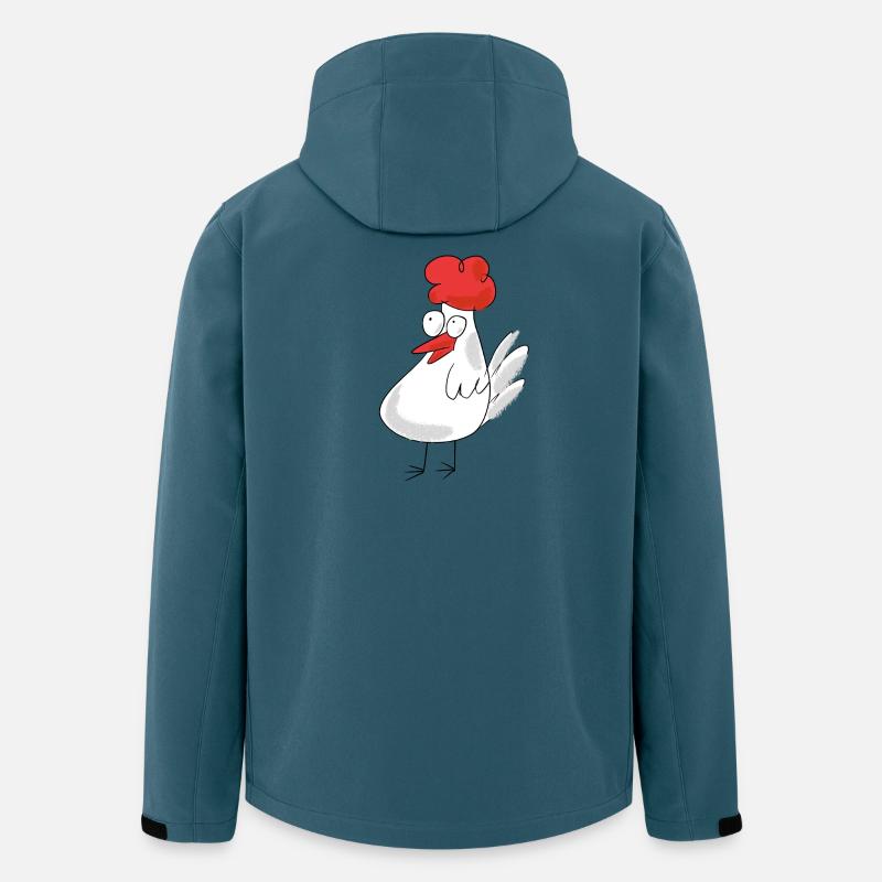 Mignonnes poules poules - Veste softshell homme en polyester recyclé Stanley/Stella - bleu pétrole foncé