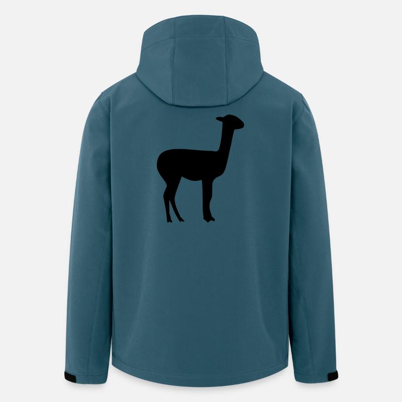 lama - Veste softshell homme en polyester recyclé Stanley/Stella - bleu pétrole foncé