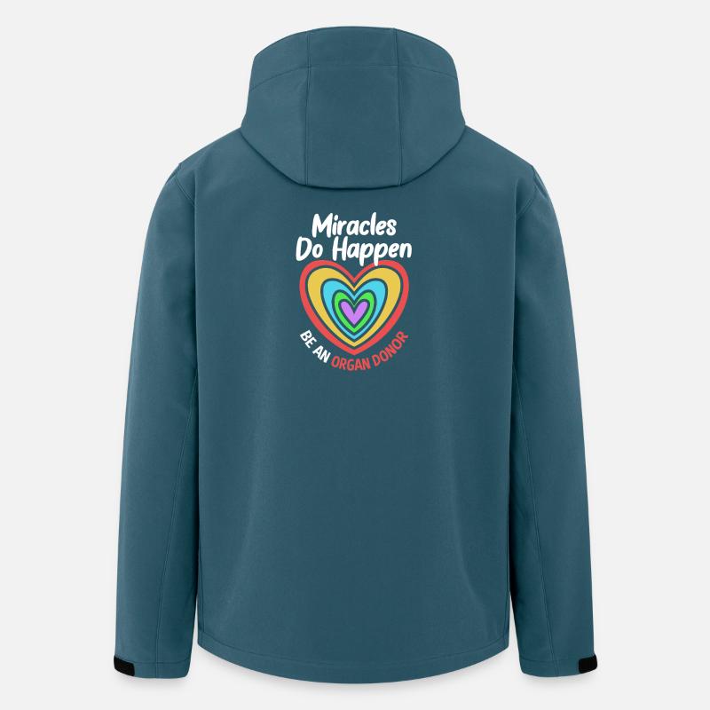 Nierenspender Spender Niere - Recycelte Männer Softshell-Jacke von Stanley/Stella - Dunkles Petrol