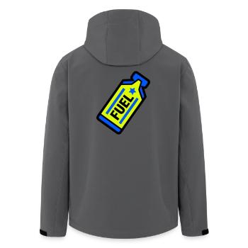 Fuel Energy Gel Ausdauer Sport - Recycelte Männer Softshell-Jacke von Stanley/Stella - Dunkles Petrol - Hinten - AI Model Male 185 light (185cm)