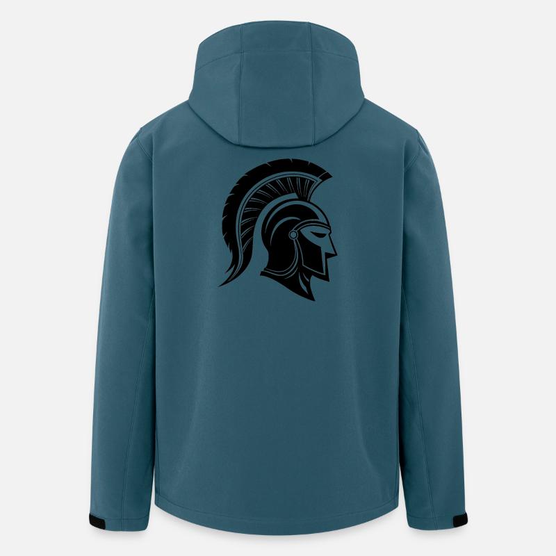 Spartanischer Helm - Recycelte Männer Softshell-Jacke von Stanley/Stella - Dunkles Petrol