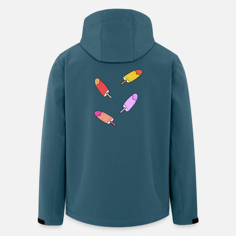 Eis Kinder Sommer Erfrischung  - Recycelte Männer Softshell-Jacke von Stanley/Stella - Dunkles Petrol