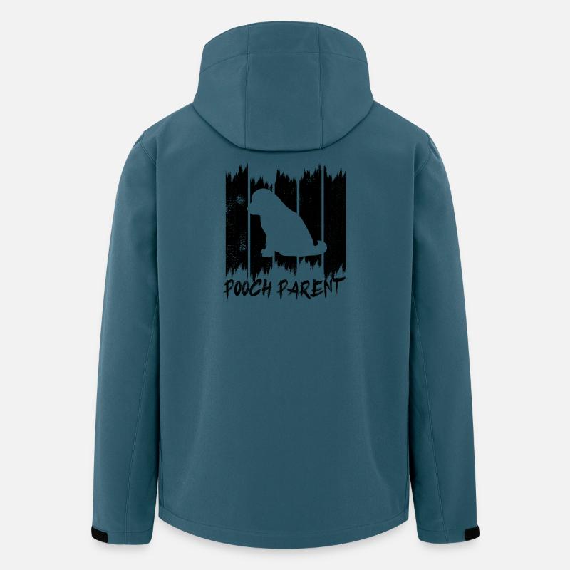 Pooch Parent - Recycelte Männer Softshell-Jacke von Stanley/Stella - Dunkles Petrol