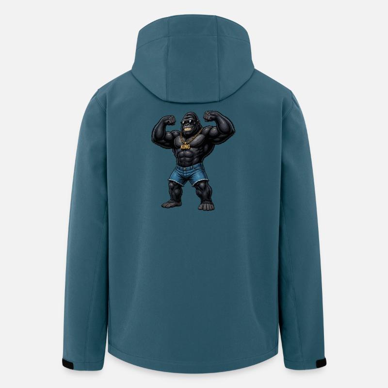 King Gorilla Bling - Men’s Recycled Softshell Jacket by Stanley/Stella - stargazer