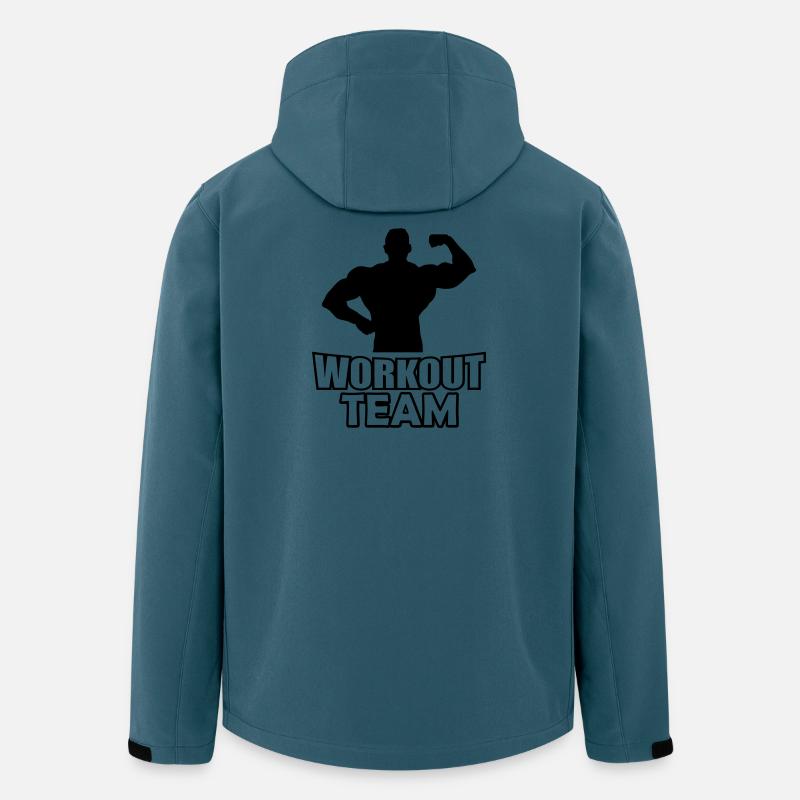 workout_team- - Men’s Recycled Softshell Jacket by Stanley/Stella - stargazer