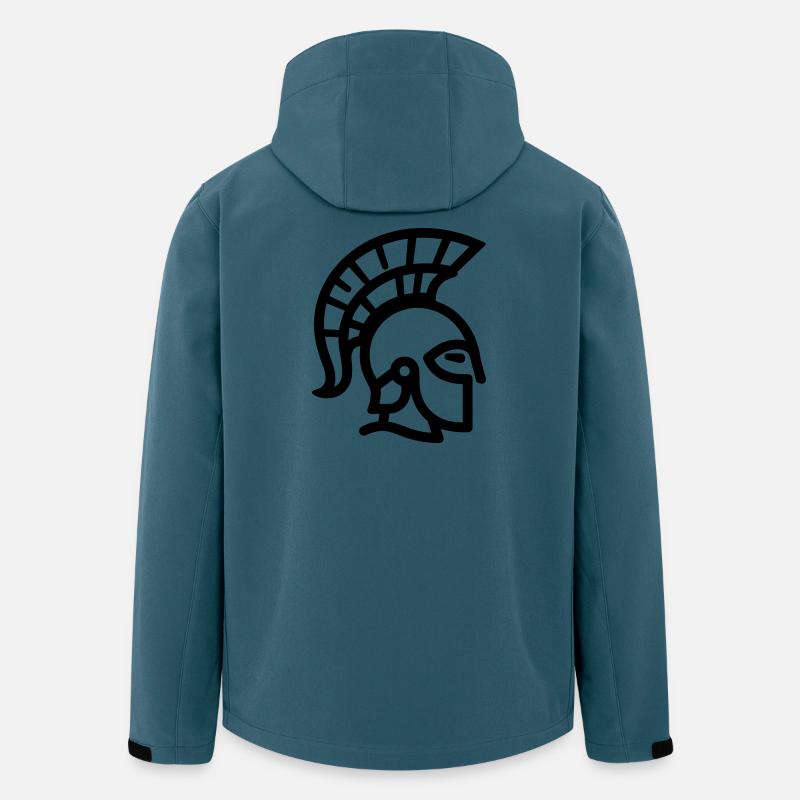 Spartanisch - Recycelte Männer Softshell-Jacke von Stanley/Stella - Dunkles Petrol