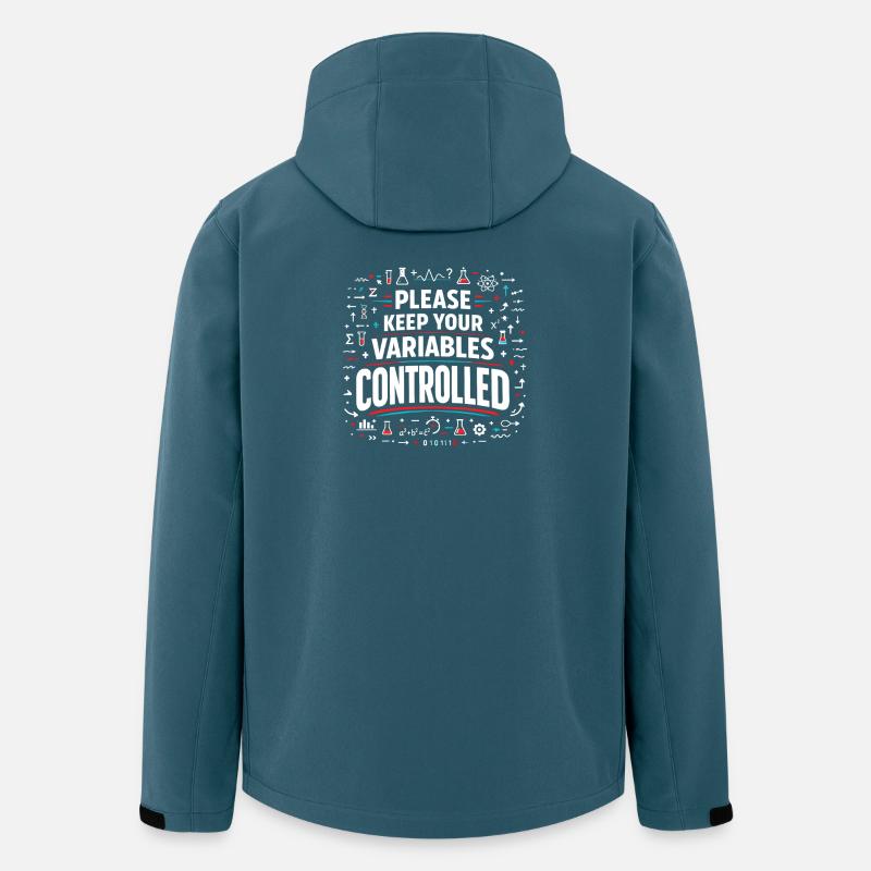 Variablen kontrollieren | Labor Science - Recycelte Männer Softshell-Jacke von Stanley/Stella - Dunkles Petrol