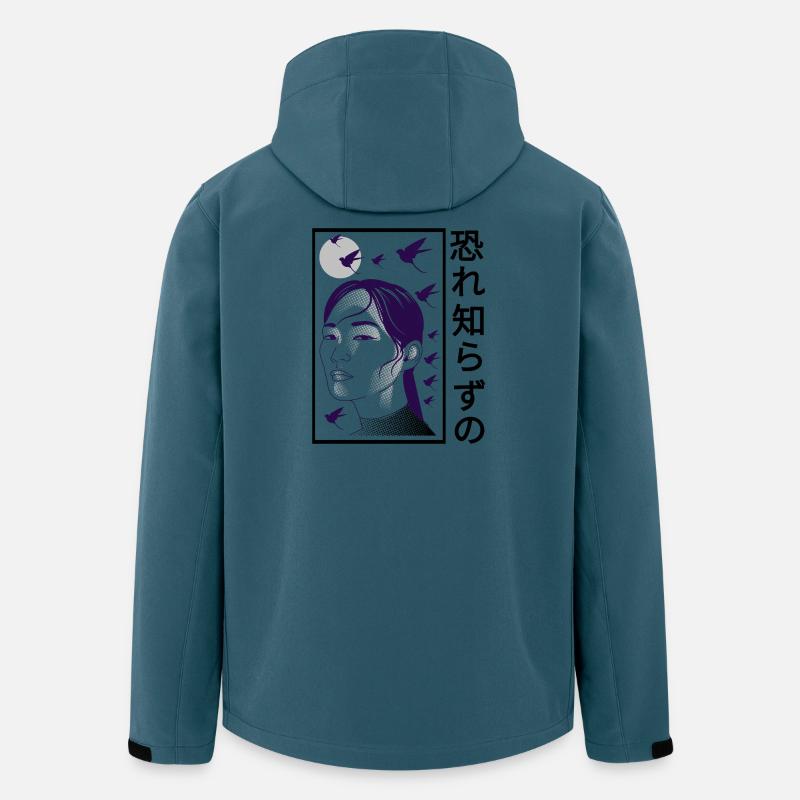 Urban Japan  - Recycelte Männer Softshell-Jacke von Stanley/Stella - Dunkles Petrol