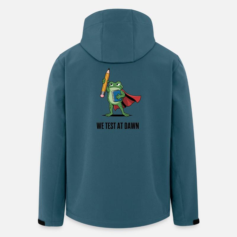Dawn Test Froschheld - Recycelte Männer Softshell-Jacke von Stanley/Stella - Dunkles Petrol