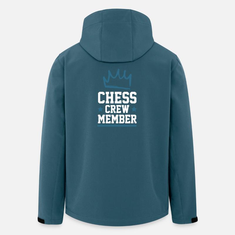 Équipe d’échecs - Veste softshell homme en polyester recyclé Stanley/Stella - bleu pétrole foncé
