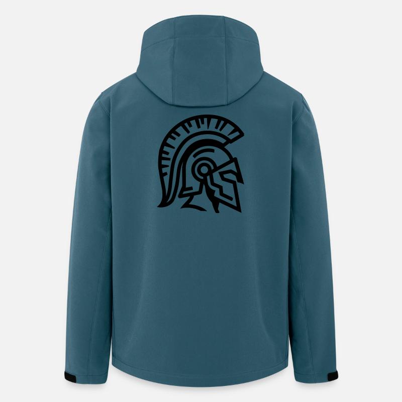 Spartanisch - Recycelte Männer Softshell-Jacke von Stanley/Stella - Dunkles Petrol