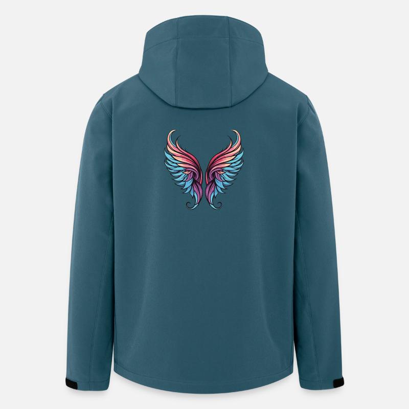 Wings Icon - Men’s Recycled Softshell Jacket by Stanley/Stella - stargazer