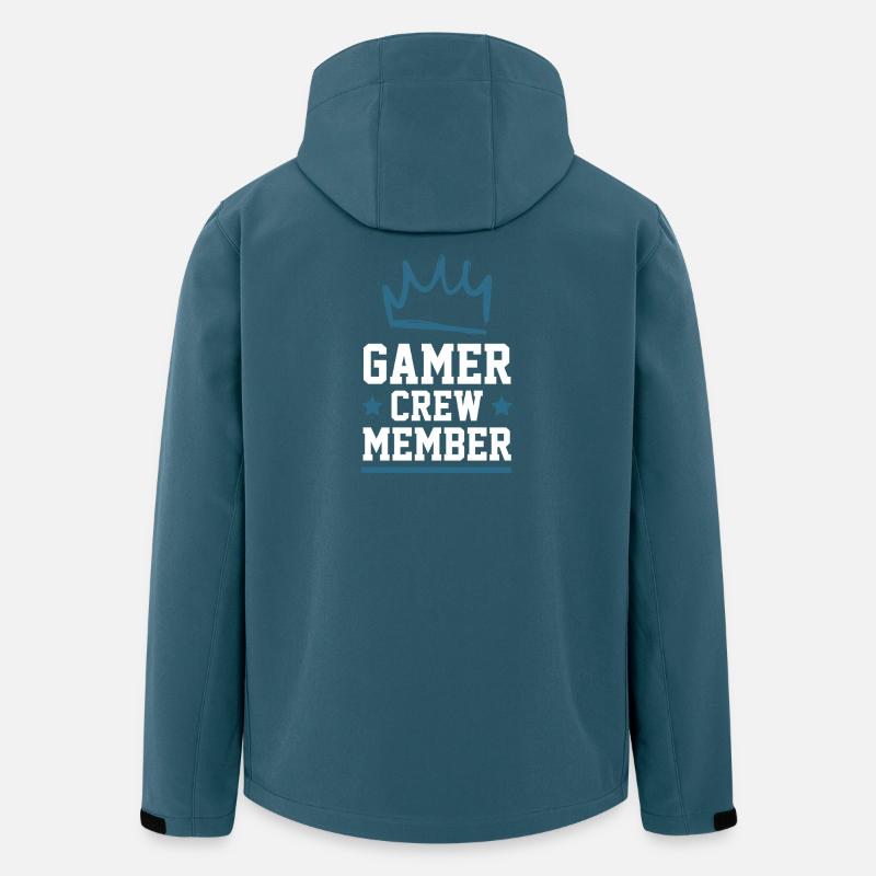 Équipe de joueurs - Veste softshell homme en polyester recyclé Stanley/Stella - bleu pétrole foncé