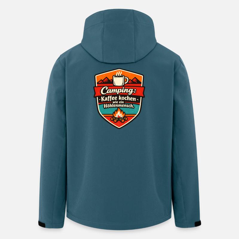 Camper Camping - Men’s Recycled Softshell Jacket by Stanley/Stella - stargazer