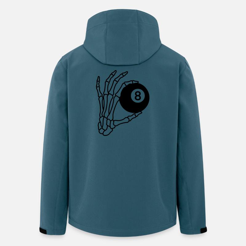 Billard - Recycelte Männer Softshell-Jacke von Stanley/Stella - Dunkles Petrol