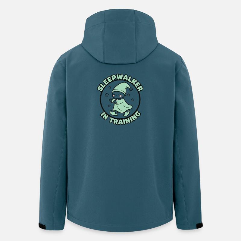 Sleepwalkers in training | Sleep humor - Men’s Recycled Softshell Jacket by Stanley/Stella - stargazer