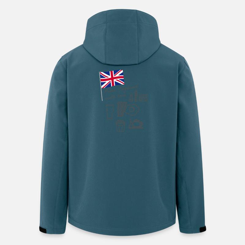 EXANGLIA - Recycelte Männer Softshell-Jacke von Stanley/Stella - Dunkles Petrol