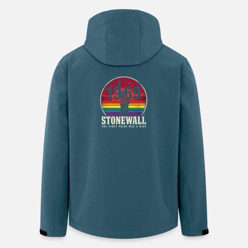 Pride Month LGBT - Stonewall 1969 - Men’s Recycled Softshell Jacket by Stanley/Stella - stargazer