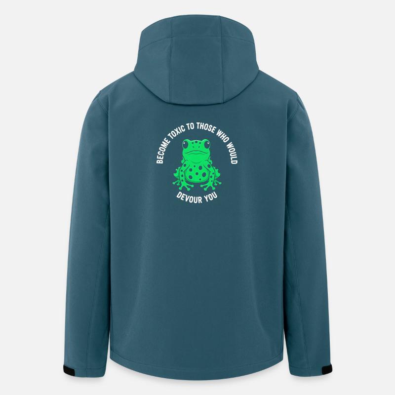 Toxic Frog Courage Rejection - Men’s Recycled Softshell Jacket by Stanley/Stella - stargazer