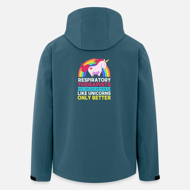 Atmung Atmen Sauerstoff - Recycelte Männer Softshell-Jacke von Stanley/Stella - Dunkles Petrol