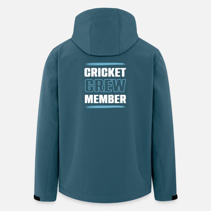 Cricket Crew - Recycelte Männer Softshell-Jacke von Stanley/Stella - Dunkles Petrol