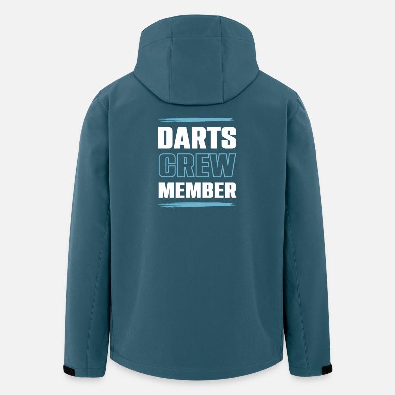 Équipe de fléchettes - Veste softshell homme en polyester recyclé Stanley/Stella - bleu pétrole foncé