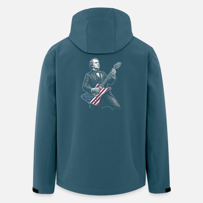Andrew Johnson plays guitar - Men’s Recycled Softshell Jacket by Stanley/Stella - stargazer
