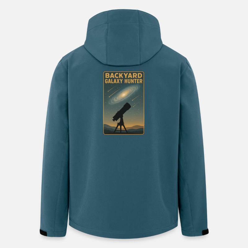 Backyard Galaxy Hunter | Astronomy - Men’s Recycled Softshell Jacket by Stanley/Stella - stargazer