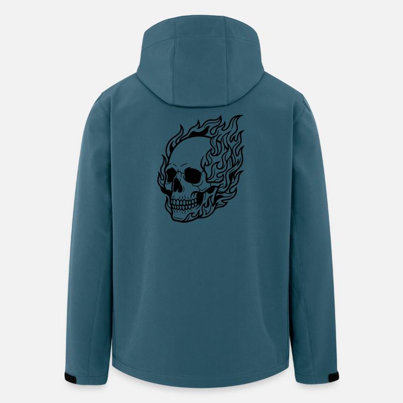 skull flame - Men’s Recycled Softshell Jacket by Stanley/Stella - stargazer