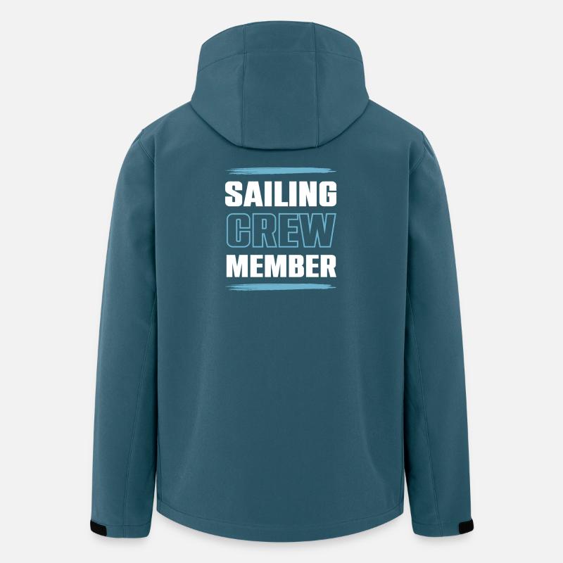 Sailing Crew - Recycelte Männer Softshell-Jacke von Stanley/Stella - Dunkles Petrol