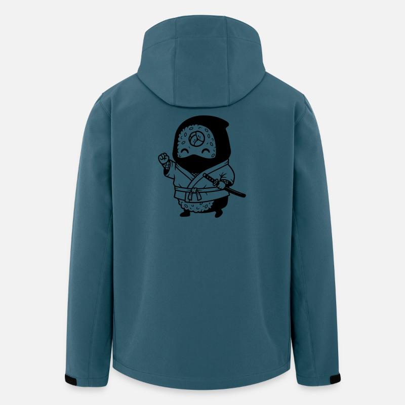 Sushi Samurai Kawaii - Men’s Recycled Softshell Jacket by Stanley/Stella - stargazer