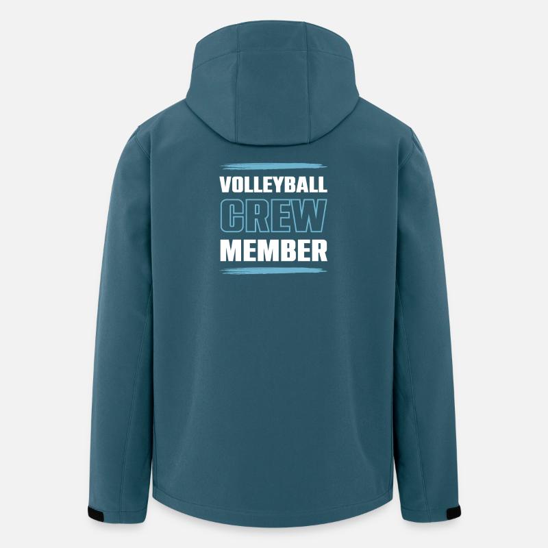 Volleyball Crew - Men’s Recycled Softshell Jacket by Stanley/Stella - stargazer