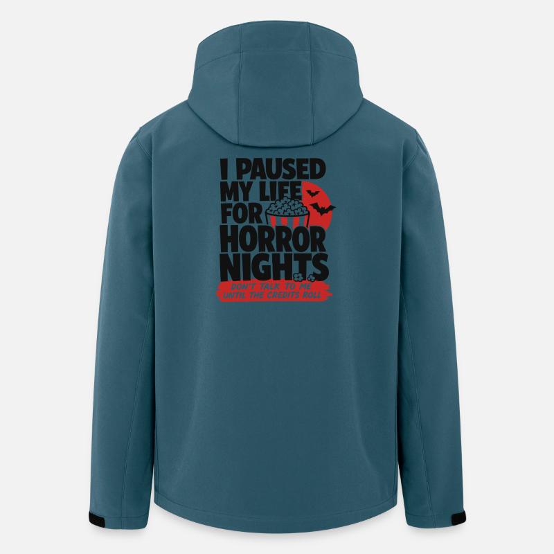 Horror Nights Credits Roll - Recycelte Männer Softshell-Jacke von Stanley/Stella - Dunkles Petrol
