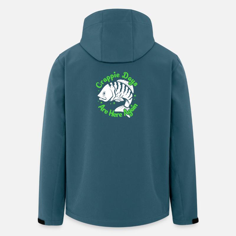Perch, Crappie, Fish, Sunfish - Men’s Recycled Softshell Jacket by Stanley/Stella - stargazer