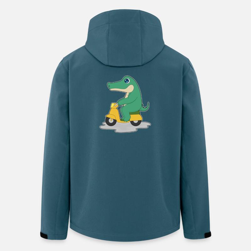 Crocodile Scooter - Men’s Recycled Softshell Jacket by Stanley/Stella - stargazer