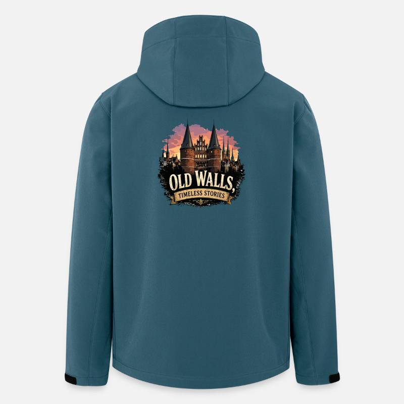 Lübeck City Wall - Men’s Recycled Softshell Jacket by Stanley/Stella - stargazer
