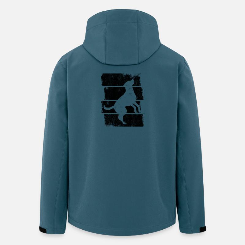Hund - Recycelte Männer Softshell-Jacke von Stanley/Stella - Dunkles Petrol