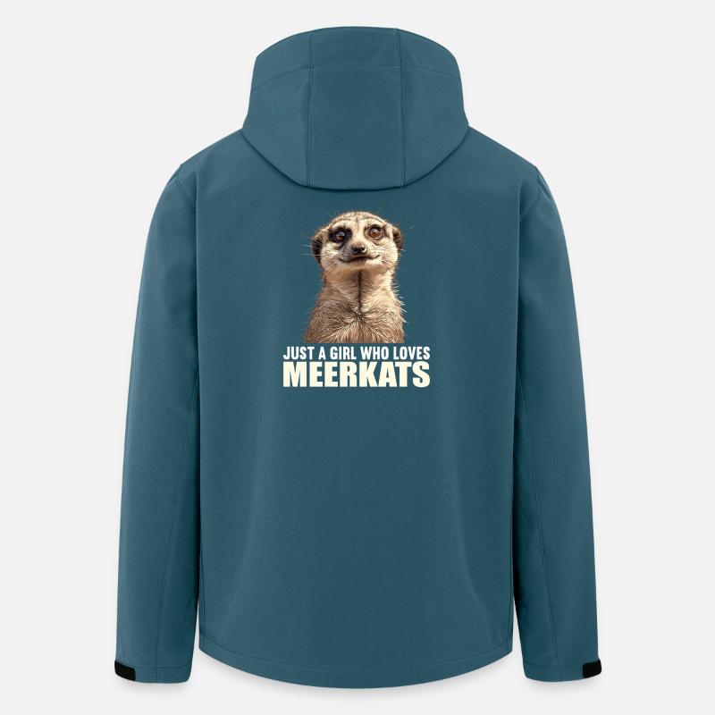 Suricate Erdmännchen - Veste softshell homme en polyester recyclé Stanley/Stella - bleu pétrole foncé