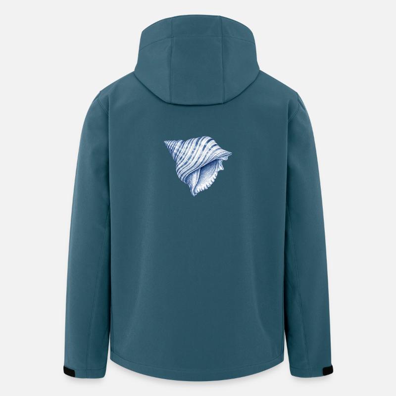 Meermuschel - Recycelte Männer Softshell-Jacke von Stanley/Stella - Dunkles Petrol