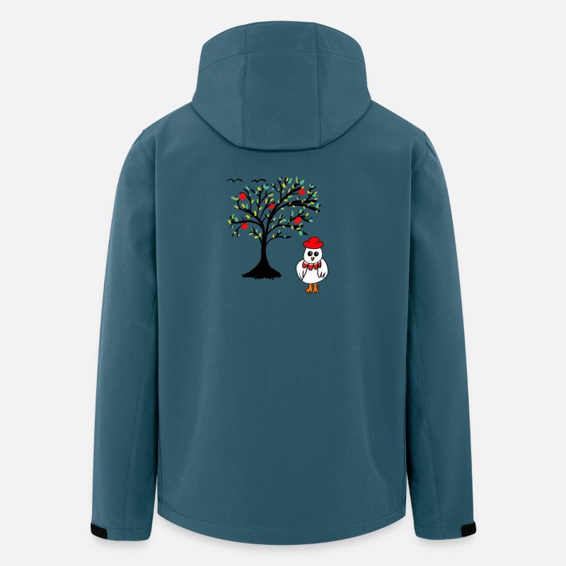 Apple Tree Chicken Hen Chickens Tree - Men’s Recycled Softshell Jacket by Stanley/Stella - stargazer