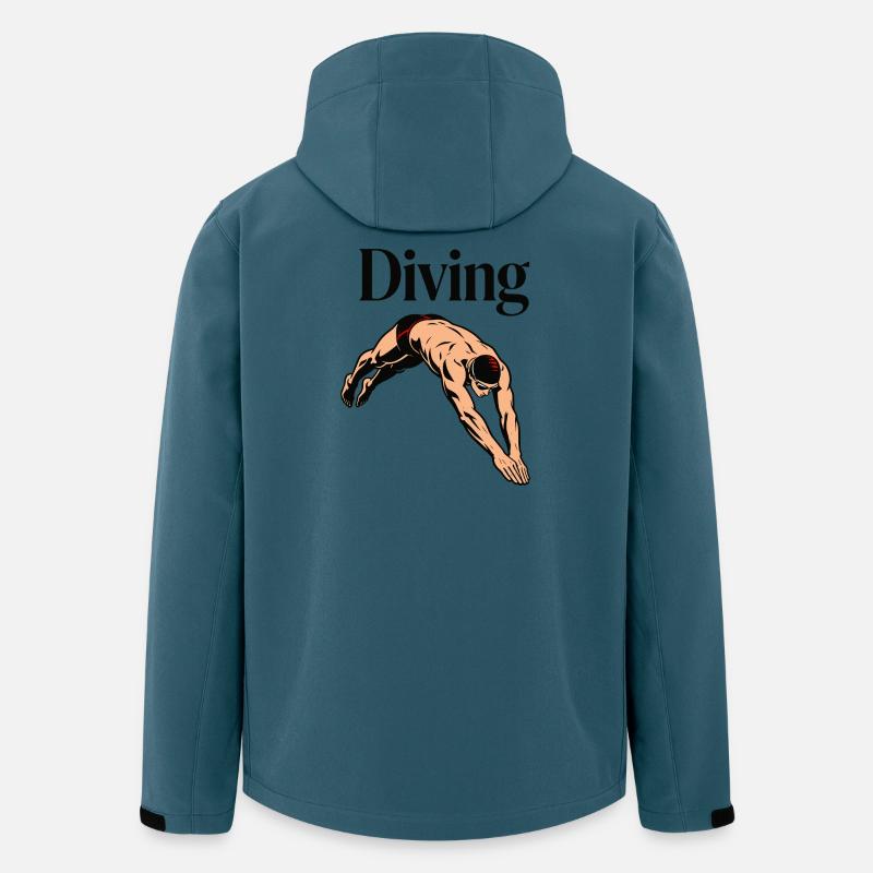 diving, diving, swimming - Men’s Recycled Softshell Jacket by Stanley/Stella - stargazer