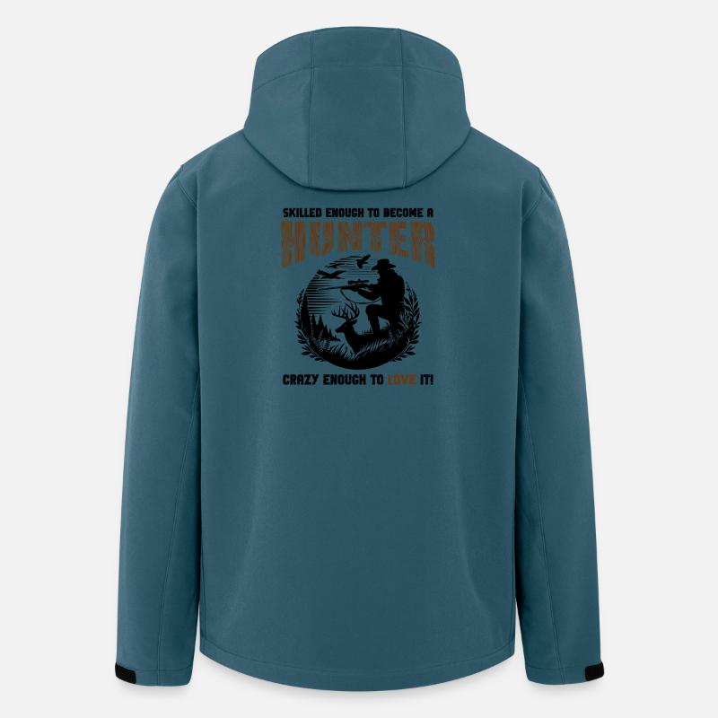 Skilled Crazy Hunter Badge - Men’s Recycled Softshell Jacket by Stanley/Stella - stargazer